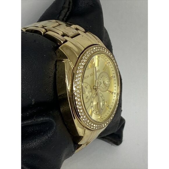 Michael Kors MK5691 Women's Gold Stainless Steel Analog Dial Quartz Watch MP67 - Picture 5 of 12